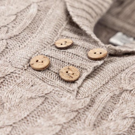 Jumper knitted baby I grow 80-86 cm, beige-3