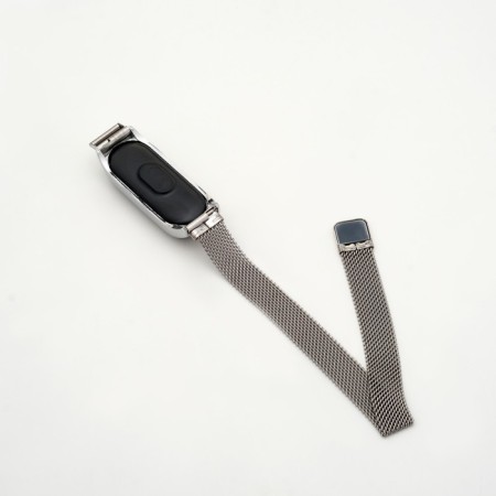 Men's washing watches, magnetic bracelet, silver-1