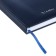 Leduced Diary A5, 160 sheets, Attomex. Orion, solid boumvinyl cover with foam rubber, liesse, block 70 g/m2, blue