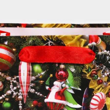Gift, laminated, "Christmas toys" package, 18 x 23 x 10 cm-3