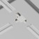 Connector T-shaped for the built-in track system Technical TRA002CT-11W, 13x9.5x2 cm, white color