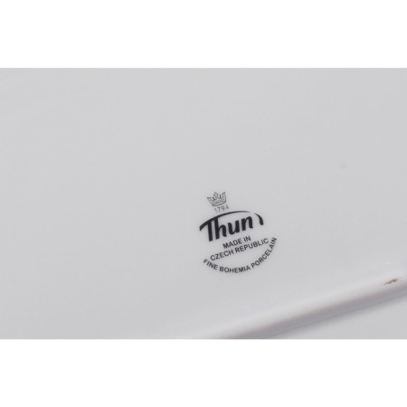 Bun 1794 bread dish A.S Constance "Silver ears, platinum laying", size 33x20x5 cm-1