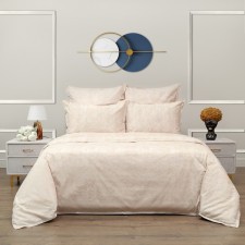 Bed Lowworm euro Sofi de Marko “Stephanie”, size 240x260 cm, 200x220 cm, 50x70 cm - 2 pcs, 70x70 cm - 2 pcs, color cream