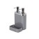 VIVA liquid soap dispenser, sponge section, 0.3 ml, 0.6 ml, color gray color