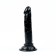 Falloimitator Realist Oka-Khpoki, on the suction cup, anal, gel, 12 x 2.5 cm, black