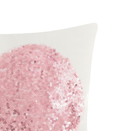 Pillowcase decorative Ethel "Heart" Color Pink, 40 x 40 cm, velor-1