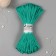 Knitted polypropylene 3 mm green cord 50m