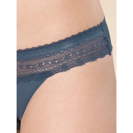 Women's panties, size 48, dark blue color-2