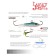 Balancir Lucky John Classic 3 + tee, 3 cm, color 54 blister