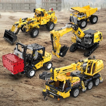Designer techno "Mobile crane", 658 parts-5