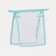 Lightning cosmetic bag, green/transparent color