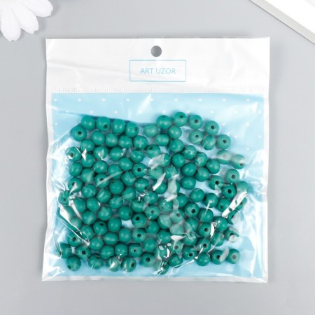 Beads for creativity tree "Sea Wave" D-0.8 cm, set 20 grams-3