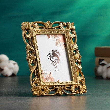 Photo frame "Vintage" 10x15cm /21x16cm, bronze with gilding