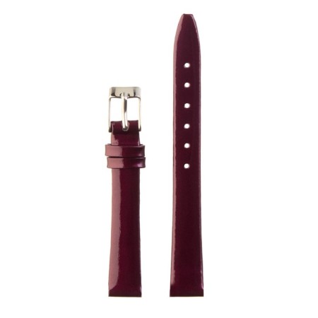 Watch strap, female, 12 mm, genuine leather, purple-2