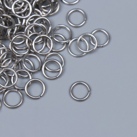 The basis for creativity Metal "Practical ring" set 200 pcs d = 0.7 cm 1x1 cm