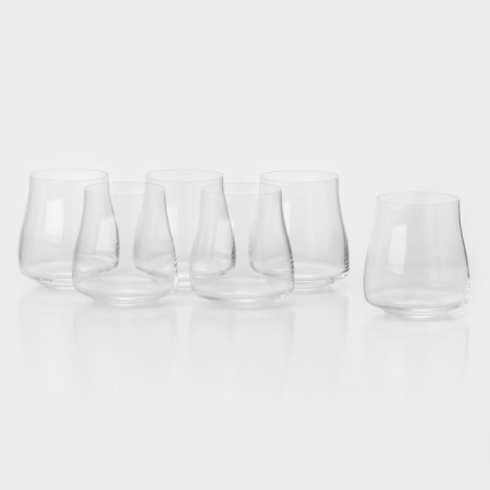 A set of glass glasses Alex, 350 ml, 6 pcs