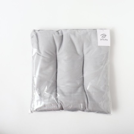 Siddle on the chair Ethel Home 42x42 cm, col. light gray, 100% hl, sarzha 190 g/m2-4