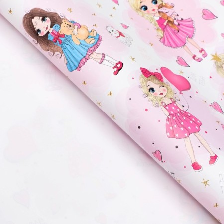 Packing paper, glossy "Princess", 70 x 100 cm-2