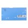 Money envelope "Happy Birthday!" blue background, dog, 8.5 x 17 cm