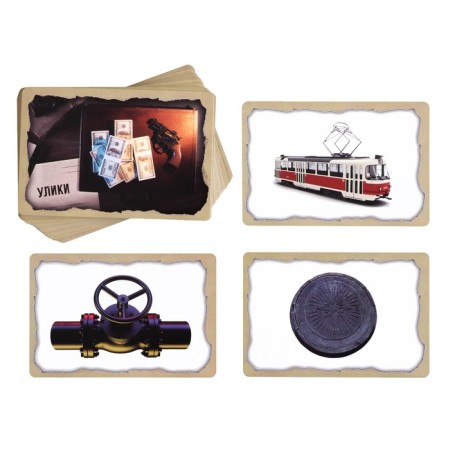 Board game "The case is conducted by detectives", 80 cards-3