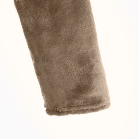 Lovelife "Cozy" robe color gray-brown, size S, microfiber, 100% p/e, 250 g/m2-6