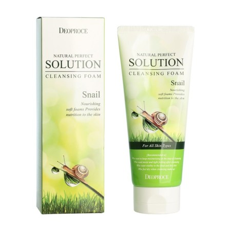 Face foam with mucin extract Deoproce Snail 170 grams-1
