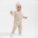 Knitted Knitted Children's Minaku, beige color, height 56-62 cm