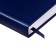 Dated diary of 2025, A6+, 176 sheets "Lyon", solid cover, pancake embossing, with liesa, block 80 g/m2, blue