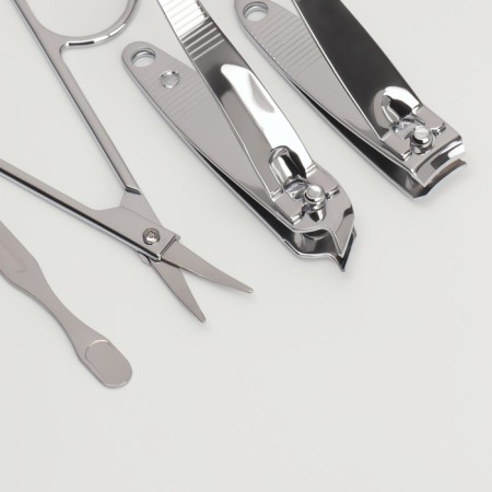 Manicure set, 8 items, in case, red color-3