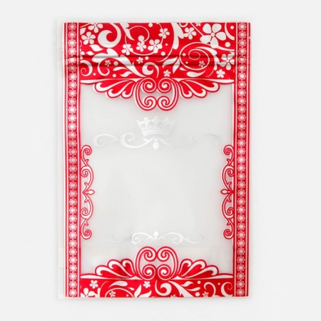 Pack Doy-Pak, matte, Khokhloma, with a window, 10 x 15+ 3 cm-3