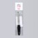 Metal file for nails, 12 cm, silver color/black