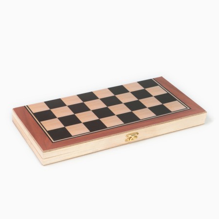 Labart backgammon, wooden board 34 x 34 cm, with a field for playing checkers-2