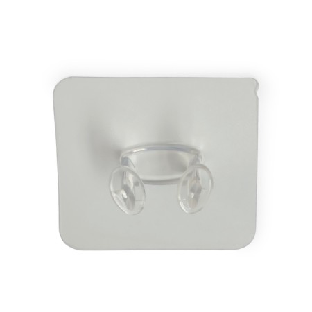 Holder with an adhesive surface of the tundra, 60x60 mm, for a fork, transparent-23
