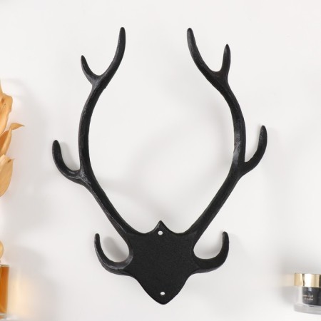 Hooks decorative cast iron "deer horns" 32x27.7x9.2 cm-3