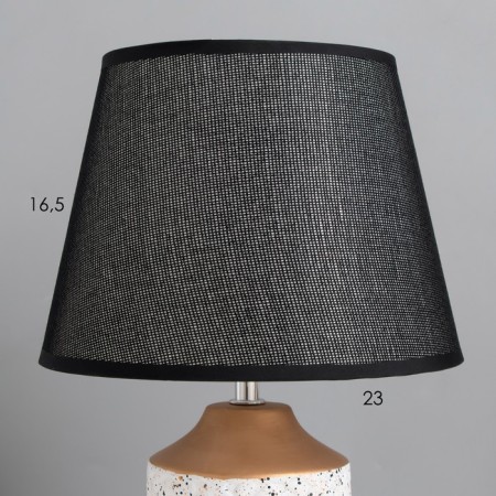 Table lamp "KIAO" 1x40W E14 white/gold 22x22x36cm-2