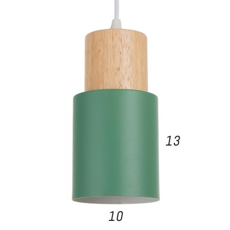 Lamp Bayerlux "Cup" 1he27 40W green 10x10x19.8 cm-3
