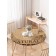 Tables on the table “Breakfast with coffee”, round, oxford, elastic band, size 120x120 cm, diameter 75-100 cm