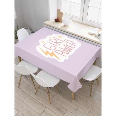 Girl Power table, rectangular, oxford, size 120x145 cm