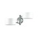 Bra Ashley 2x60W e27 chrome