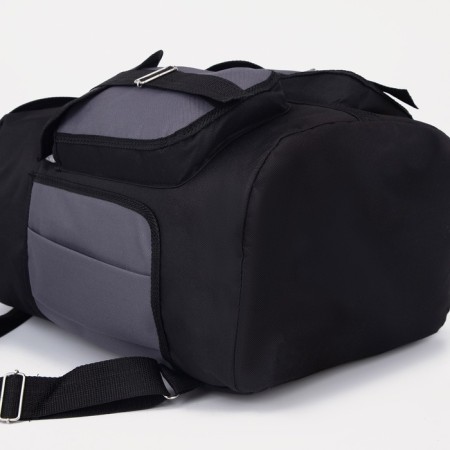 Tourist backpack, 55 liters, cord department, 4 outer pockets, ZFTS, black/gray color-4
