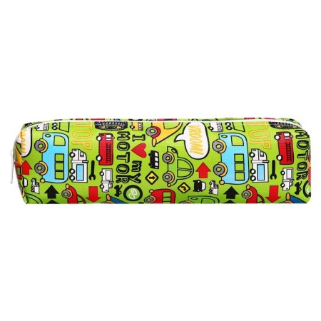 School Penal on the zipper "Calls" Calligrata, Green-1