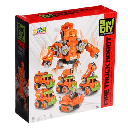 The designer of the screw "Fireman Robot", 5 in 1-21