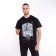 T -shirt male, black color, size 56 (4xl)
