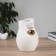VAZ Coramics Table "Conor" D-10CM, 19.5x12 cm, white
