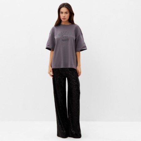 Women's T -shirt MIST Moscow p. L-XL, gray-1