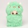 Soft toy "Doll" in a costume costume, 22 cm, green color