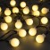 Garland “thread” 5 m with nozzles “white balls”, ip20, dark thread, 30 LED, glow warm white, 8 modes, 220 V