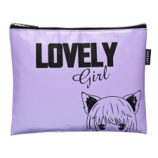 A5, 260 x 200x 10 mm, lightning on top, leather, de Vente Lovely Girl, for girls
