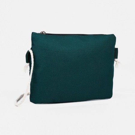 Set of backpacks on lightning from textiles, chopper, bag, pencil case, green color-11