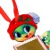 Fir-tree wooden pendant for the New Year “Snake in a hat” with a scretch-layer, New Year's decoration